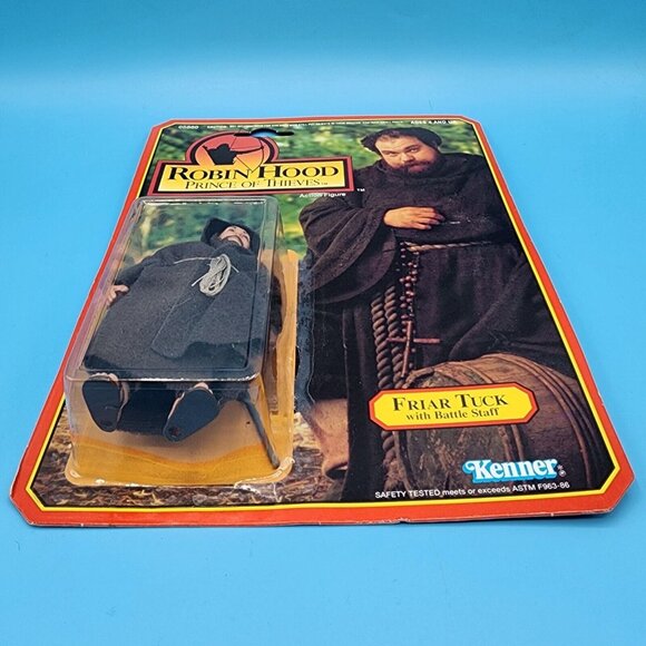 Friar Tuck Action Figure 1991 Kenner Robin Hood Prince of Thieves Kevin Costner - Picture 5 of 10